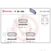 Brake Pad Set BREMBO P30035 /  - Set