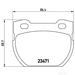 Brake Pad Set BREMBO P44006 /  - Brake Pad Set