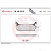 Brake Pad Set BREMBO P49015 /  - Set
