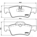Brake Pad Set BREMBO P50064 /  - Set