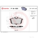Brake Pad Set BREMBO P54023 /  - Set