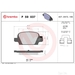 Brake Pad Set BREMBO P59037 /  - Brake Pad Set