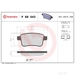 Brake Pad Set BREMBO P68043 /  - Set