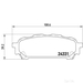 Brake Pad Set BREMBO P78014 /  - Set