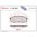 Brake Pad Set BREMBO P83024 /  - Set
