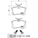 Brake Pad Set BREMBO P85066 /  - Set