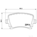 Brake Pad Set BREMBO P85073 /  - Set