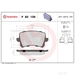 Brake Pad Set BREMBO P85109 /  - Set