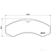 Brake Pad Set BREMBO PA6017 /  - Set