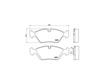 Brake Pad Set BREMBO P06008 /  - Brake Pad Set