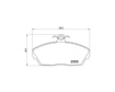 Brake Pad Set BREMBO P44010 /  - Brake Pad Set