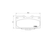 Brake Pad Set BREMBO P56034 /  - Brake Pad Set