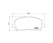 Brake Pad Set BREMBO P83078 /  - Brake Pad Set
