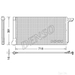 DENSO A/C Condenser DCN10028 - Single