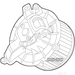 DENSO Cabin Blower Heater Fan  - Single