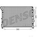 DENSO Radiator DRM01001 - Single
