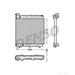 DENSO Radiator DRM17002 - Single