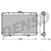DENSO Radiator DRM46012 - Single