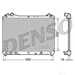 DENSO Radiator DRM47017 - Single