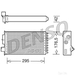 DENSO Heater Core DRR12022 - Single