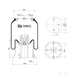 Air Spring | Febi 39862 - Single