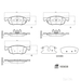 Febi Bilstein Brake Pad Set 183658 - Set