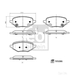 Febi Bilstein Brake Pad Set 195086 - Set