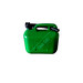 Green Plastic Petrol Can - 5 L - Single