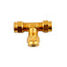 Connect Pipe Connector - Brass - Pack of 10