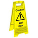 Caution Wet Floor Sign - Single