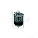 MAHLE KL228-2D Fuel Filter - single