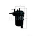 MAHLE KL430 Fuel Filter - single