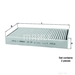 Mahle Car Cabin Filter - LAK11 - Single