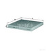 MAHLE LAK430 Cabin Filter - single