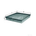 MAHLE LX1683 Air Filter - single