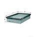 MAHLE LX418 Air Filter - single