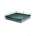 MAHLE LX500 Air Filter - single