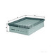 MAHLE LX524 Air Filter - single