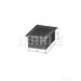 MAHLE LX628 Air Filter - Single