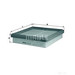 MAHLE LX77 Air Filter - single