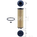 Mahle Oil Filter OX1340D (VAG) - Single