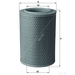 MAHLE LX620 Air Filter - single