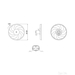 Mahle Engine Cooling Fan CFF709000S - Single