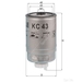 MAHLE KC43 Oil Filter - single