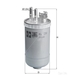 MAHLE KL230 Fuel Filter - single