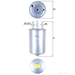 MAHLE KL511 Fuel Filter - single