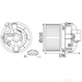 Mahle Interior Blower AB449000S - Single