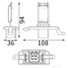 Mahle Interior Blower Resistor ABR104000S - Single