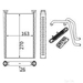 Mahle Interior Heat Exchanger AH362000S - Single