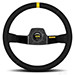 MOMO Mod. 02 Steering Wheel - Suede - Black & Yellow